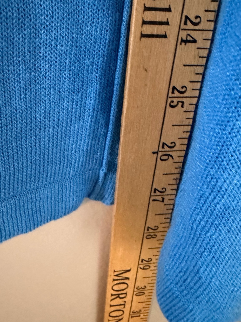 J. Jill Blue Long Sleeve Knit Crewneck Top linen petite XL - Picture 6 of 10